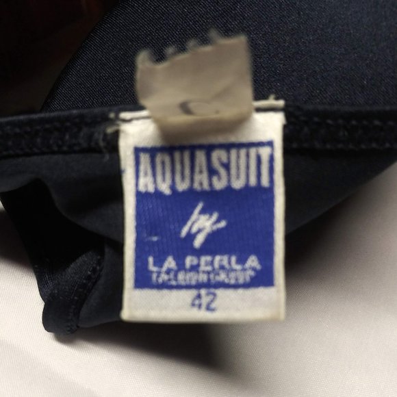 Made in Italy -  Navy Blue padded swimsuit bikini top - S - Picture 3 of 5